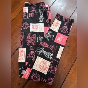 Lularoe One Size Disney Toy Story Leggings USED